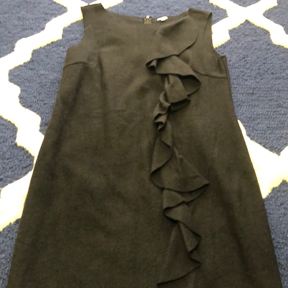 Black jcrew sleeveless dress